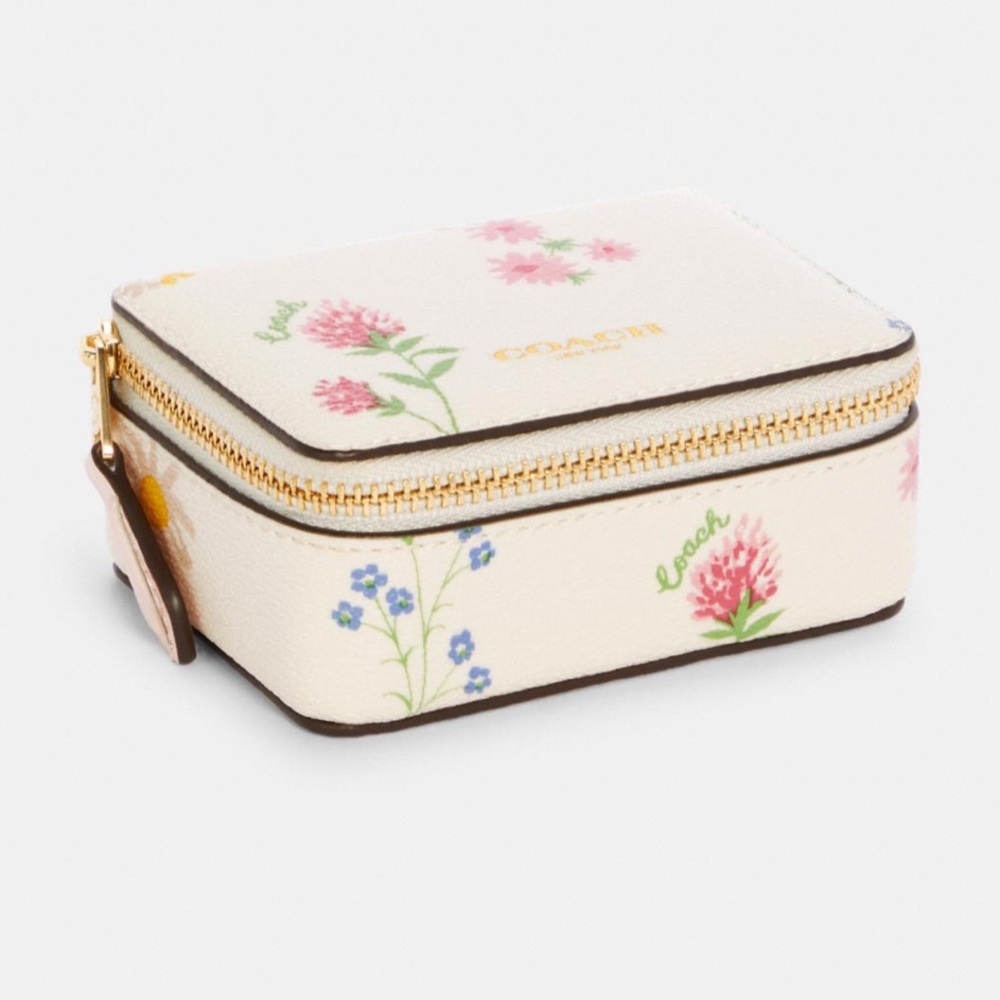 Coach NWT Triple Pill Box / Travel Case Wildflower